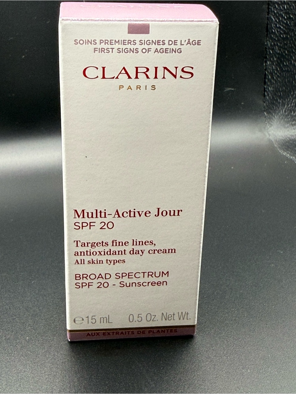 Clarins Multi-Active Jour SPF 20 Day Cream - sunscreen 15ml travel size
